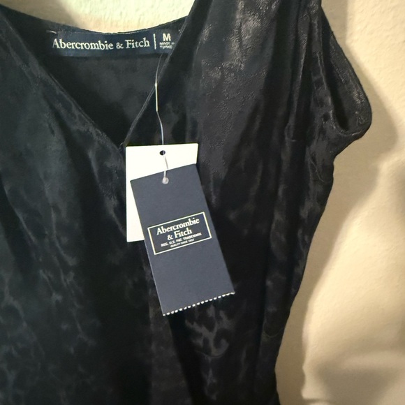 Abercrombie & Fitch Black Midi Dress - Picture 7 of 11